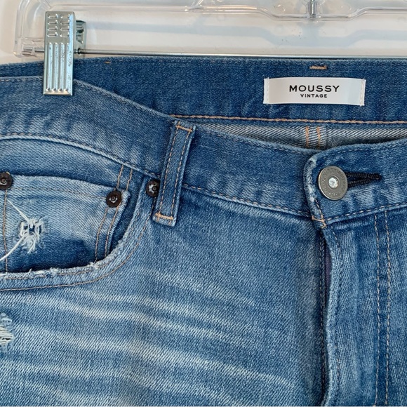 Moussy Vintage Distressed Skinny Jeans Japanese - Picture 9 of 10